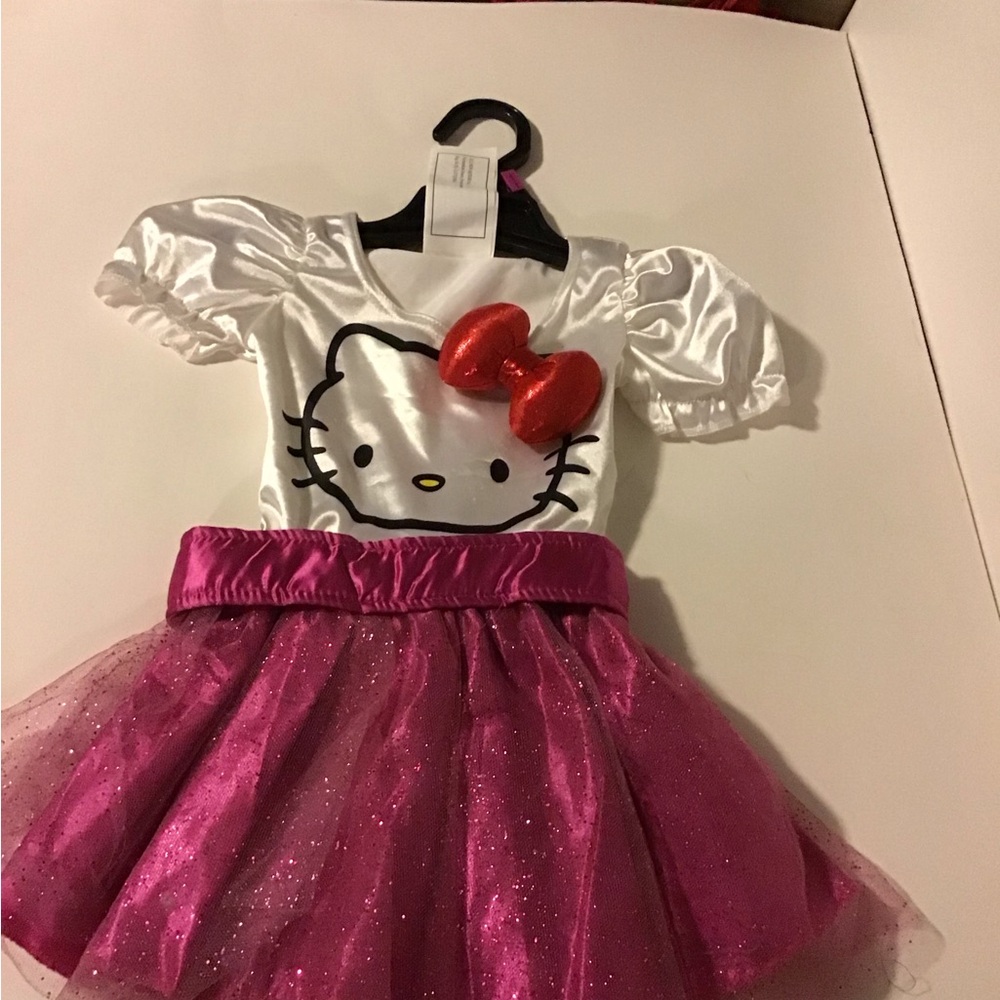 Hello Kitty Sparkling Pink and White Dance Costume